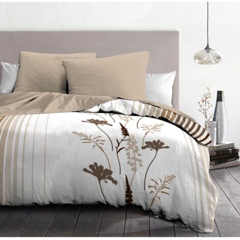 Parure de couette microfibre 140 x 200 cm - NARJISS