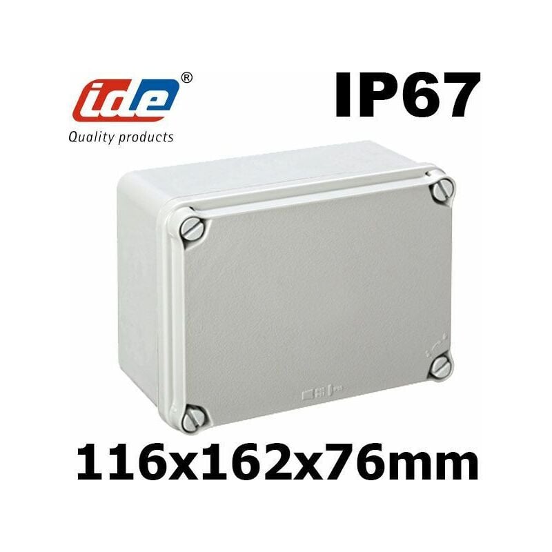 Boîte de jonction étanche IP67, boîte électrique d'extérieur