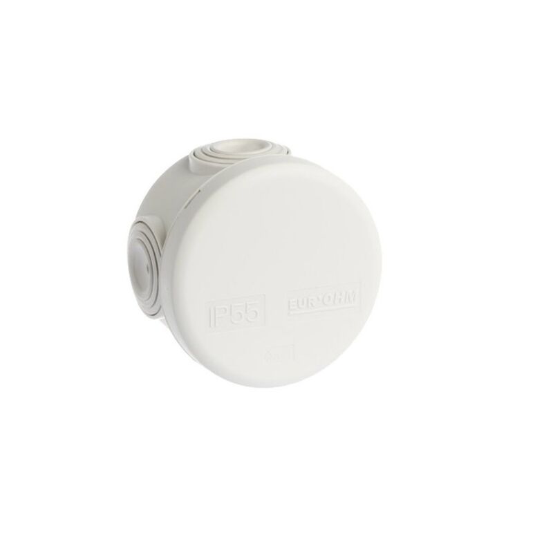 Boîte étanche de dérivation IP55 - 960° - Dimensions - Dim Ø60x40 - 4 entrées auto - Ø 4 à 20mm