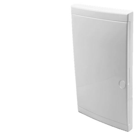 Porte blanche pour coffret plastique MAXI-RAIL - porte blanche - Porte blanche pour coffret 3 rangées 13 modules