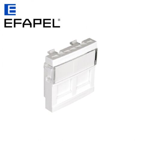 Module double pour connecteurs RJ45