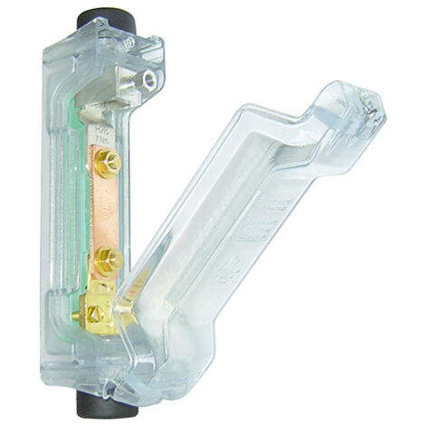 Barrette de terre Alu avec boîtier pour colonne MICHAUD N106
