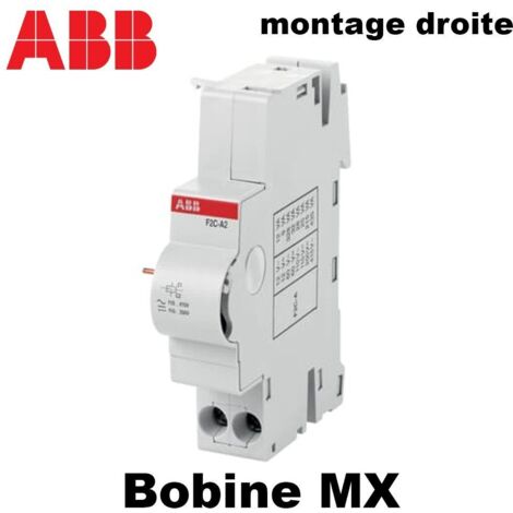 Bobine MX déclencheur à émission de tension - AC/DC - 12 à 250V - tension de la bobine - Bobine tension 12-60V AC/DC