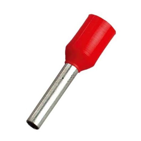 Embout de câblage pour fil souple de 0,5mm² à 95mm² - Section / Couleur - Embout Rouge - 95mm² - Sachet de 25
