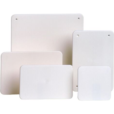 Boîte de dérivation à sceller avec cache en plastique blanc - Dimensions boite et couvercles - Couvercle pour CT1522
