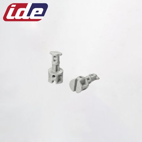 IDE – Vis plastique SANS flèche pour boîtier plastique LIGHT – Dimensions 26 x 12 mm – Type quart de tour – Clip anti-perte intégré