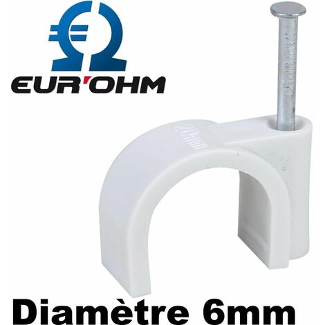 Pontet cavalier pour câble ou tube IRO - Diamètre câble/IRL - Pontet Ø 8mm - pointe 19mm