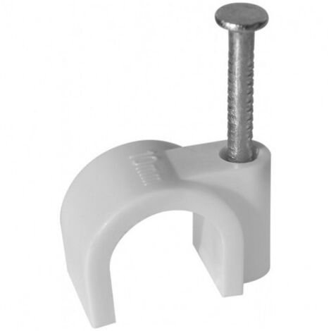 Lot de 100 attaches 10mm grises (43507)
