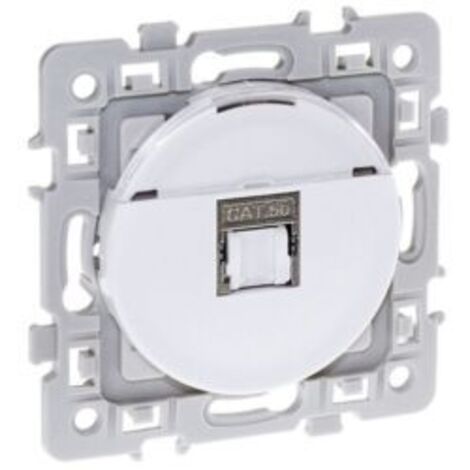 Prise RJ45 Cat5E grade 1 UTP - 1 poste - 250V - Square - 60274 - Eur'Ohm