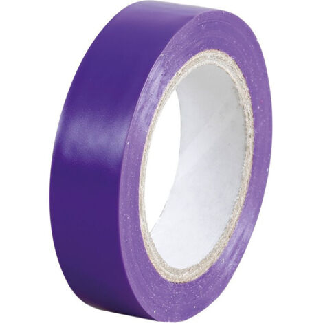 Ruban adhésif isolant électrique 15mm x 10m Couleur Violet