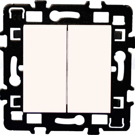 Double bouton poussoir à fermeture ESPRIT (1/2)