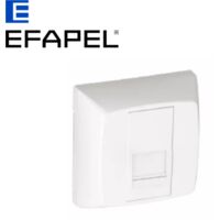 Prise informatique RJ45 Cat. 6 UTP blanc