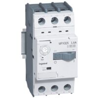 Disjoncteur moteur magnétothermique MPX³32S réglage thermique 1A à 1,6A pouvoir de coupure 100kA en 415V LEGRAND 417305