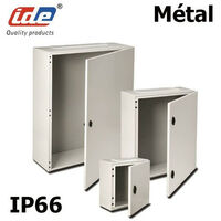 Coffret électrique étanche IP66 en métal IDE Argenta - HxLxP - 300X250X150mm sans plaque de montage