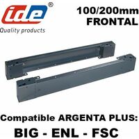 Socle frontal armoire ARGENTA PLUS hauteur 100 ou 200mm - Format du socle - Socle frontal - H100mm pr armoire largeur 000mm