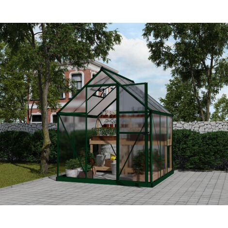 Canopia Mythos Invernadero De Jardín Policarbonato Doble Capa 186X185X208 cm Verde