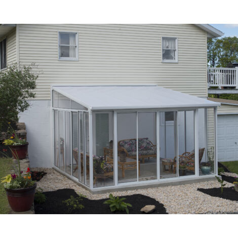 Canopia San Remo Pérgola Cerrada De Aluminio 4X4.4 m Blanco (1/5)