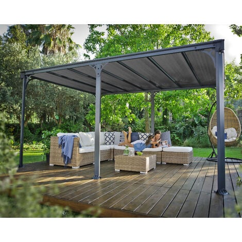 Canopia Milano Cenador de Aluminio 3X4.3 m