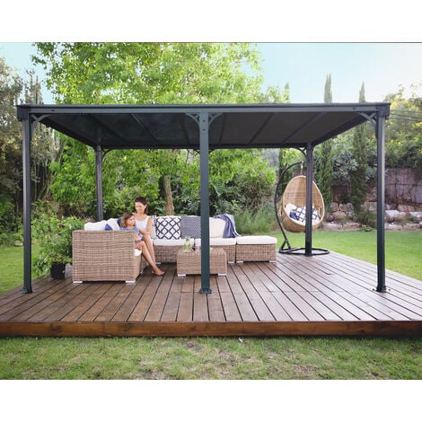 Canopia Milano Cenador de Aluminio 3X4.3 m