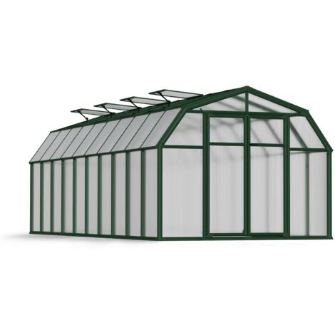 Canopia  Hobby Gardener Invernadero De Jardín Policarbonato Dople Capa 641X266X208 cm Verde