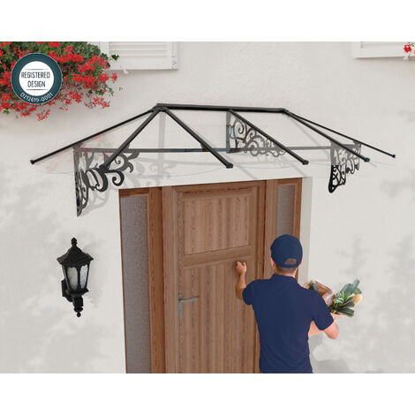 Canopia Lily Marquesina para Puerta 267X88X70 cm Transparente