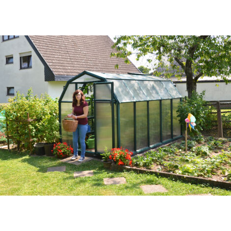 Canopia Eco Grow Invernadero De Jardín Policarbonato Dople Capa 321X204X198 cm Verde