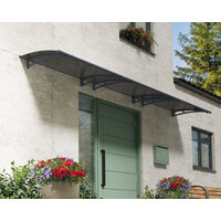 Canopia Aquila Marquesina para Puerta 453X91 cm Gris