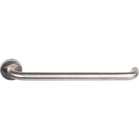 Coppia di maniglie per porte " KLOSE Besser," su Rosetta “Handi”, in acciaio Inox 304.