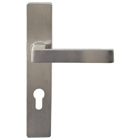 Maniglie su piastre quadrate - "PATRICIA" - KLOSE besser - Acciaio inox 304.  Trou Cylindre