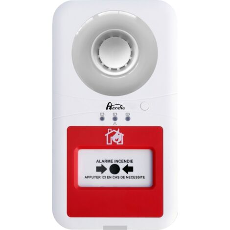 Axendis – Tableau d'alarme Type 4 autonome – Alimentation électrique 230V – Conforme NF S 61-936 – Pour ERP et établissements industriels