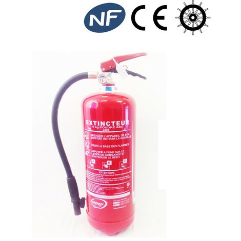 Extincteur 6Kg Poudre ABC NF