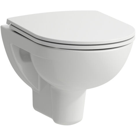 LAUFEN PRO Wand-WC, Tiefspüler, spülrandlos, 490x360x350mm,