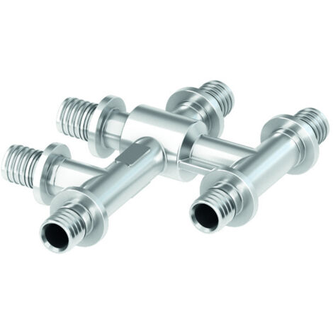 TECEflex Kreuzungsfitting, Messing vernickelt, 718501 (1/3)