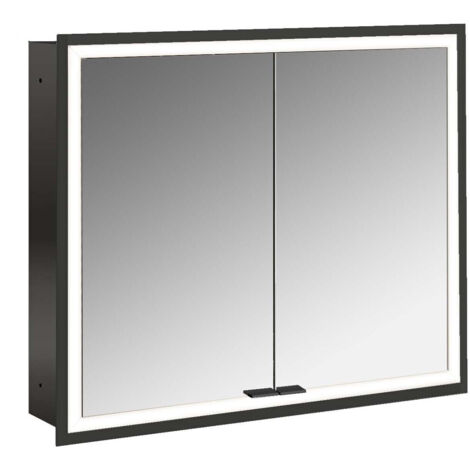 emco prime Lichtspiegelschrank, 800 mm, 2 Türen, Unterputzmodell, (1/5)
