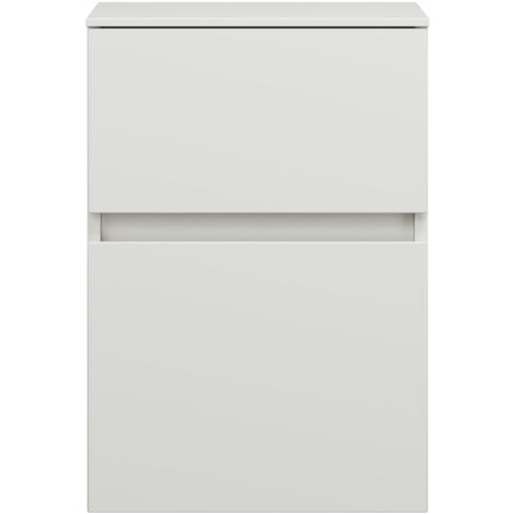 burgbad Lin20 Unterschrank, 2 Auszüge, 400x357x580mm, (1/2)