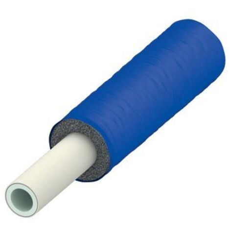 TECElogo Mehrschichtverbundsrohr, vorgedämmt, 6mm Dämmung blau, (1/2)