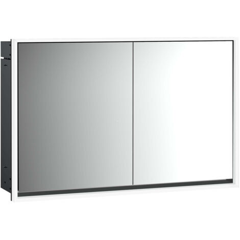 emco loft Lichtspiegelschrank, 1200mm, 2 Türen, Unterputzmodell, (1/5)