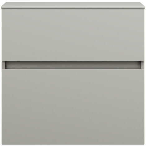 burgbad Lin20 Unterschrank, 2 Auszüge, 600x357x580mm, (1/2)
