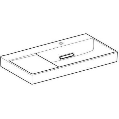 Geberit ONE Waschtisch Abgang horizontal, Ablagefläche links, (1/5)