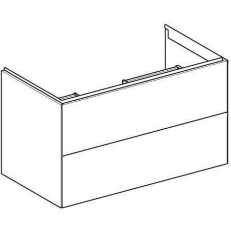 Geberit ONE Waschtischunterschrank, 2 Schubladen, 88,8x50,4x47cm,