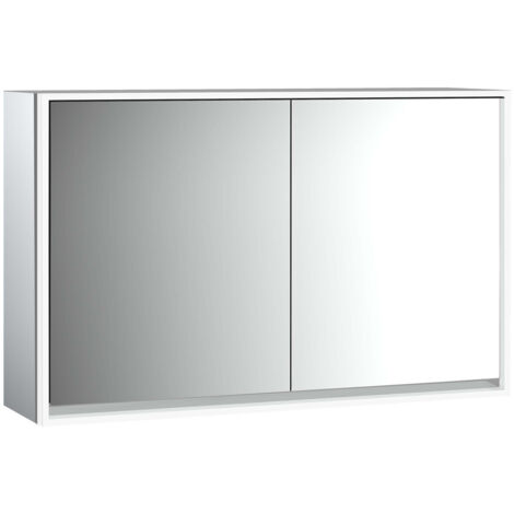 emco loft Lichtspiegelschrank, 1300mm, 2 Türen, Aufputzmodell, (1/5)