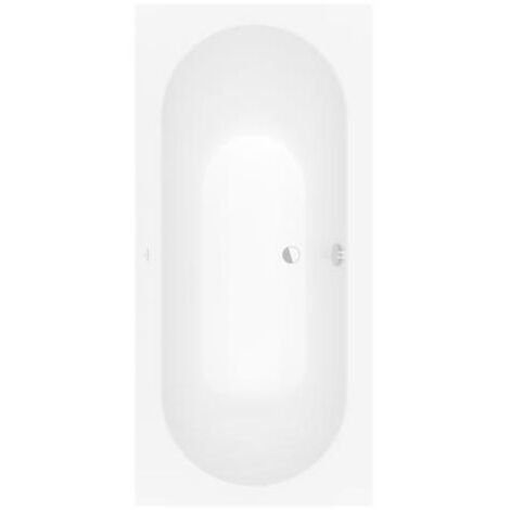 Villeroy & Boch Oberon Rechteck-Badewanne, Einbaumontage,