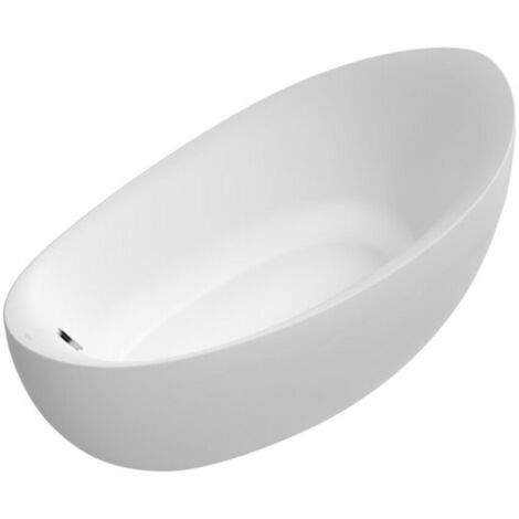 V&B Sonderform-Badewanne AVEO 190x95cm, freist., rd-l, m Trio, st. wh.