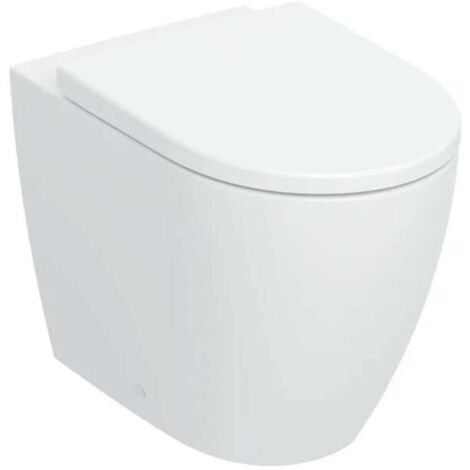 Geberit iCon Set Stand-WC, Tiefspüler, wandbündig, geschlossenes