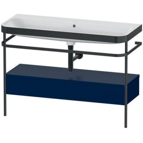 Duravit Happy D.2 Plus c-bonded Set mit Metallkonsole und (1/4)
