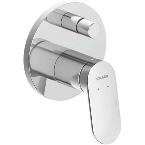Duravit Wave - Unterputzarmatur für 2 Verbraucher, mit Einbaukörper, Chrom WA4210008010