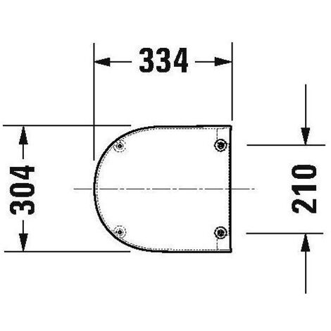 Duravit ME by Starck Urinaldeckel für Urinal 281230, 0024093200