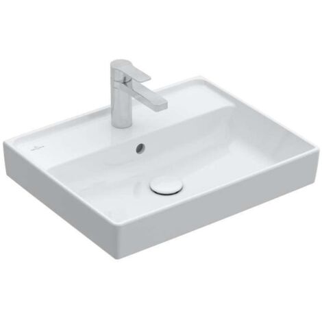 Villeroy & Boch Collaro Waschtisch, 1 Hahnloch, mit Überlauf,