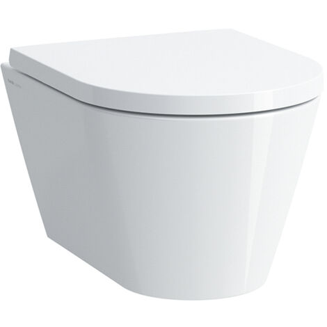 LAUFEN Kartell Wand-WC COMPACT, Tiefspüler, spülrandlos,