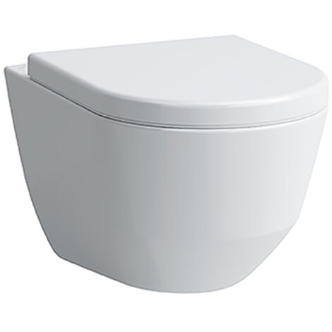 Laufen Pro - Wand-WC Compact, 490x360 mm, Rimless, weiß H8209650000001